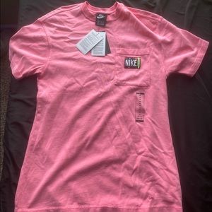 pink nike r-shirt dress